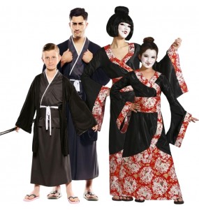 Costumi Giapponese tradizionale per gruppi e famiglie