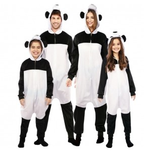 Costumi Panda giganti Kigurumi per gruppi e famiglie