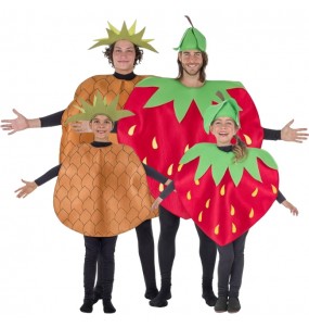 Costumi Ananas e fragole per gruppi e famiglie