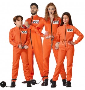 Costumi Prigionieri arancioni per gruppi e famiglie