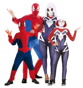 Costumi Super Spider per gruppi e famiglie