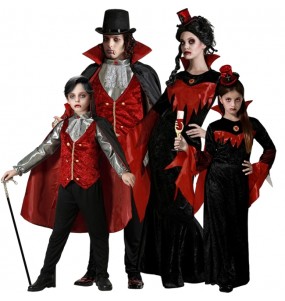 Costumi Vampiri immortali per gruppi e famiglie