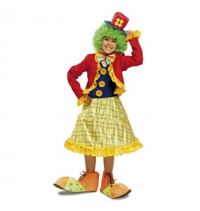 ▷ Costume Clown rosso e giallo per bambino