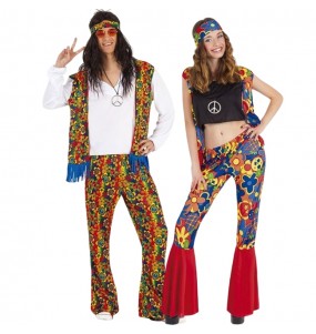Costumi di coppia Hippy stravaganti