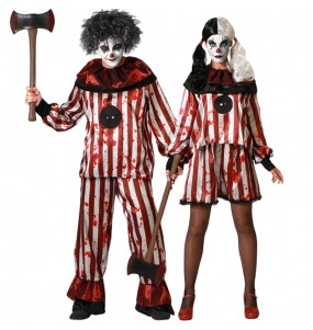 Costumi di coppia Clown sanguinari