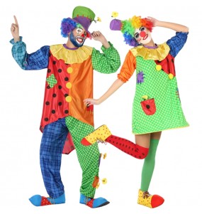 Costumi di coppia Clown riparati