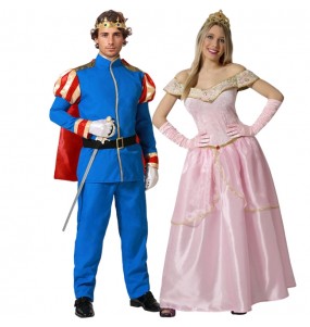 Costumi di coppia Principe Azzurro e Bella Addormentata
