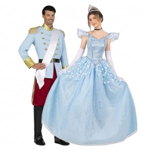 Costumi di coppia Principe e Cenerentola Deluxe