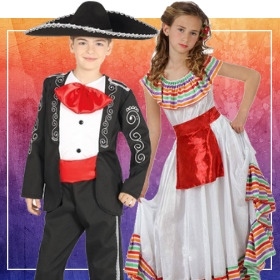 Compra online i più originali costumi messicani per lo spettacolo della scuola